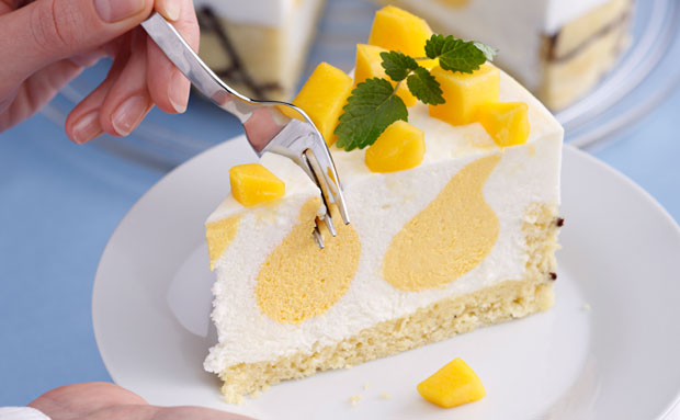 Backrezepte : Buttermilch-Mango-Torte