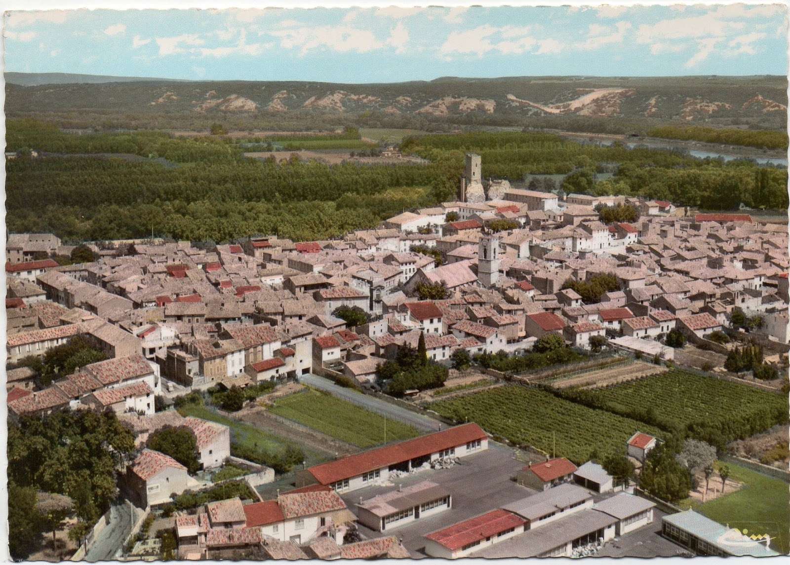 Roquemaure Cartes Postales Vue Aérienne Roquemaure