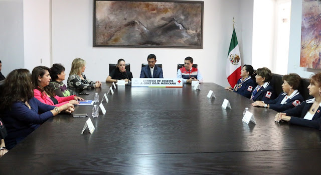 Se suma Congreso del Estado a la “Colecta Anual 2018” de Cruz Roja Mexicana