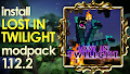 HOW TO INSTALL<br>Lost In Twilight Modpack [<b>1.12.2</b>]<br>▽