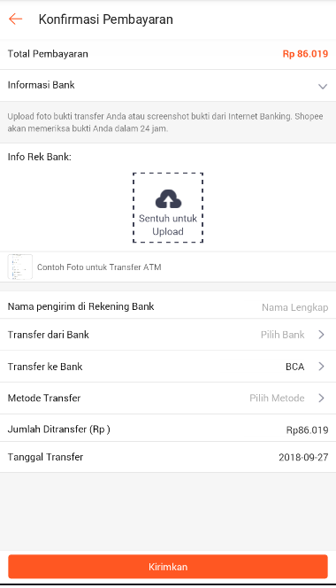 Tutorial Di Shopee Pembayaran