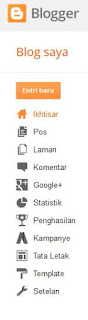 Mengenal fitur & Menu Blogger | blog