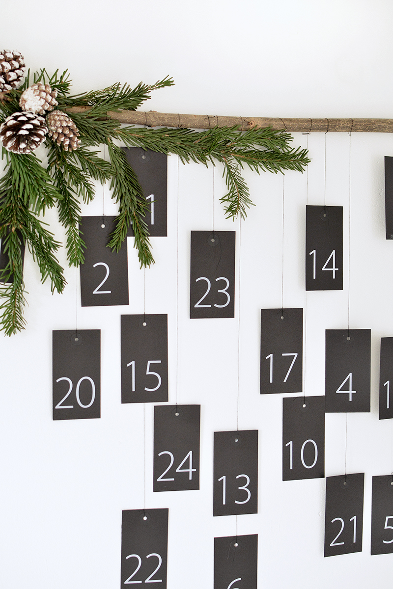 DIY modern advent calendar Caroline Burke Burkatron DIY modern advent calendar Caroline Burke Burkatron