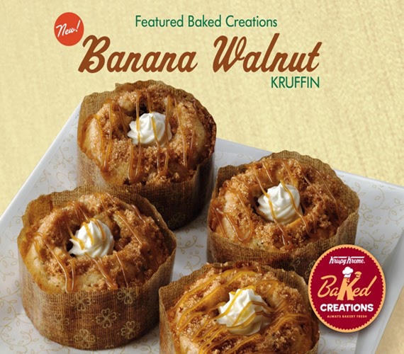 Krispy Kreme’s Banana Walnut Kruffin – a delightful take on a classic treat!