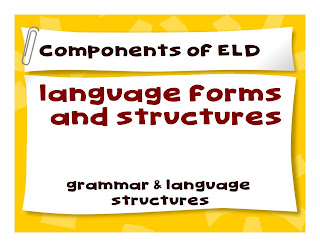 Terms for  ELD, ESL, EFL