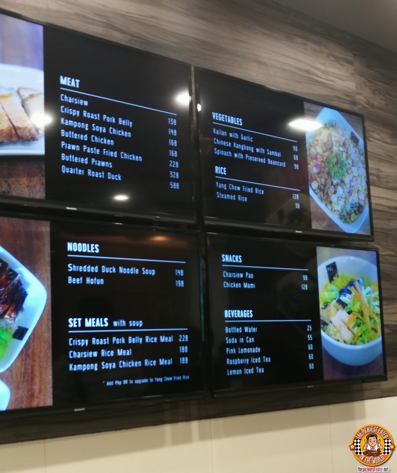 THE PICKIEST EATER IN THE WORLD THE CORNER MARKET PODIUM CHAR EXPRESS