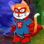 Games4King Superhero Cat …