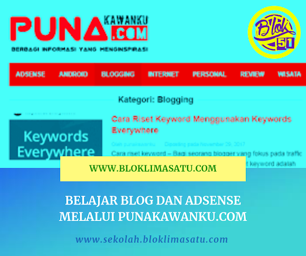 Belajar Blog dan Adsense Melalui Situs PUNAKAWANKU Belajar Blog dan Adsense Melalui Situs PUNAKAWANKU