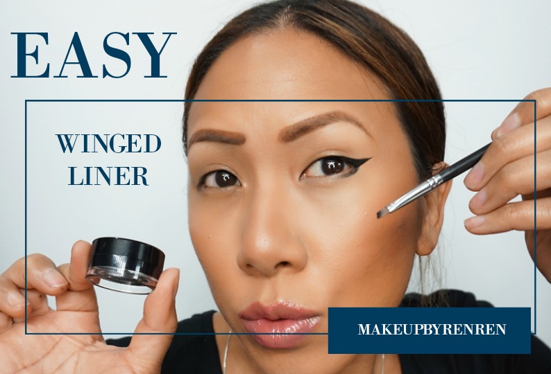 Tutorial: Easy Winged Liner | Makeup By RenRen