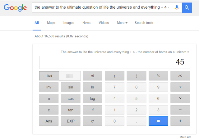 calc Fitur dan Game yang Tersembunyi di Google Search
