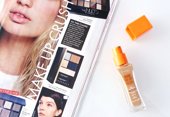 Rimmel Wake me up liquid foundation for tired skin true nude 303 tecni puder