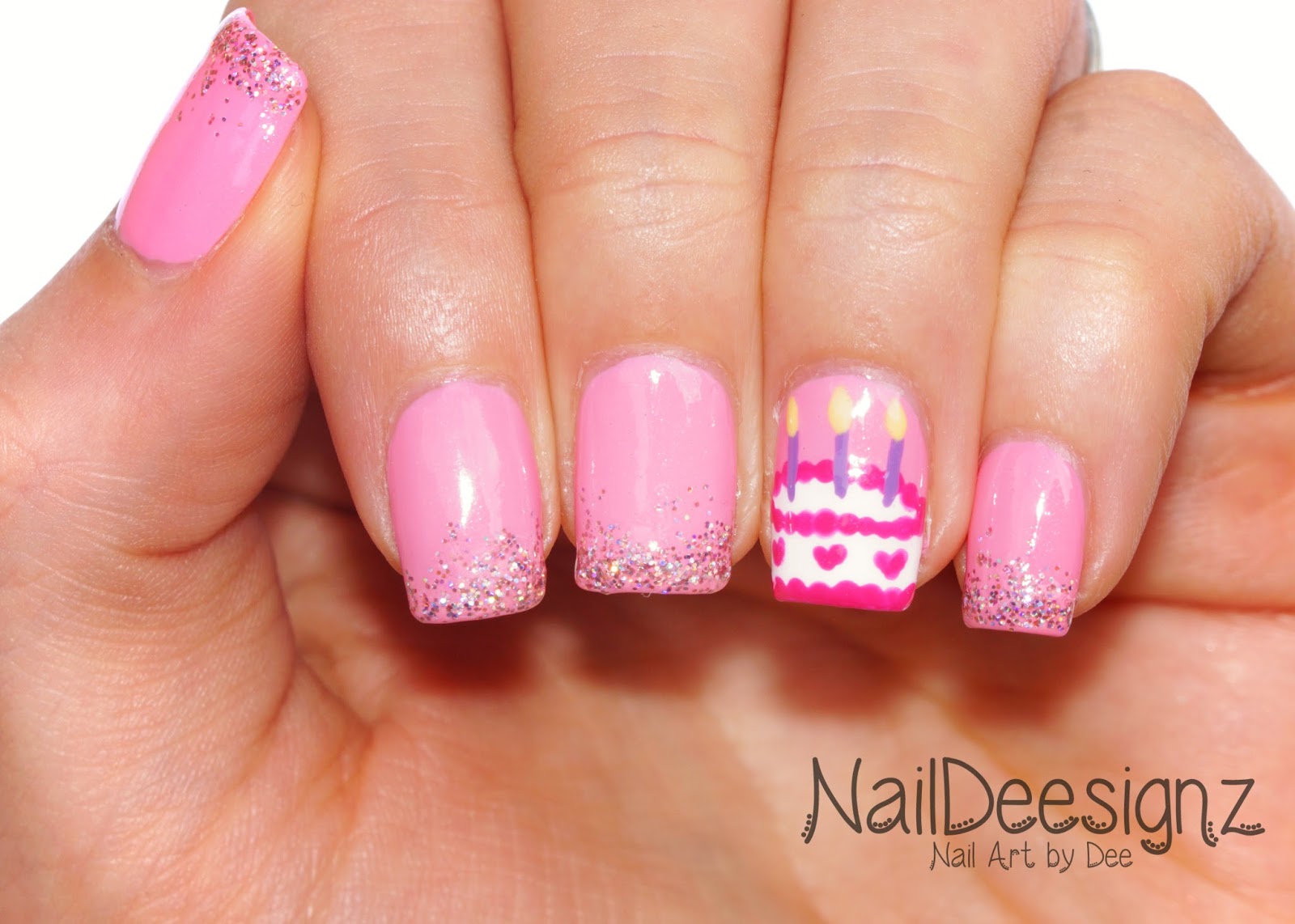NailDeesignz Birthday Nail Art