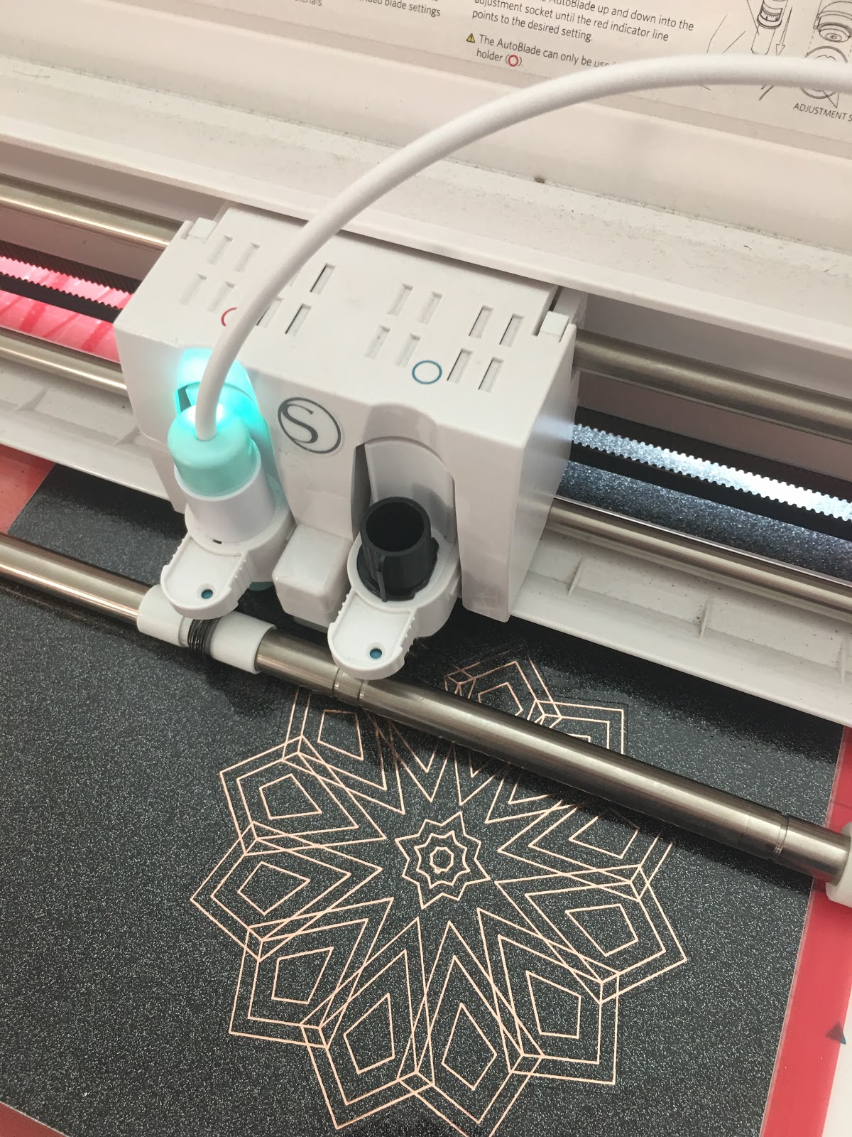 How to Foil on a Vinyl Decal with Silhouette and Foil Quill