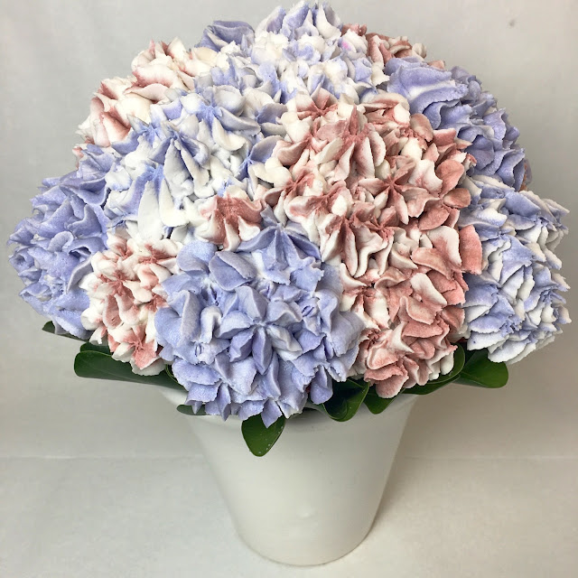 Hydrangea Cupcake Bouquet Hydrangea Cupcake Bouquet