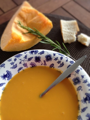 velouté de giraumon, sweet kwisine, courge, giraumon ,soupe, recette, cuisine antillaise
