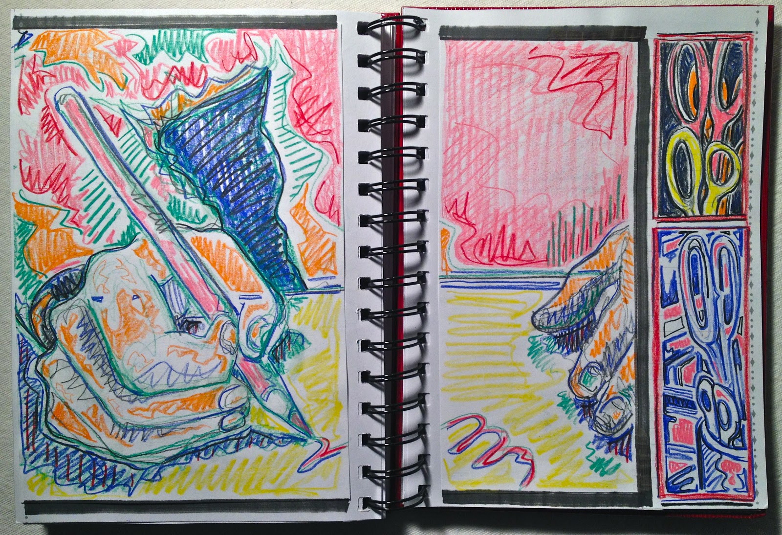 ART SKOOL DAMAGE Christian Montone Final Sketchbook Upload For 2012