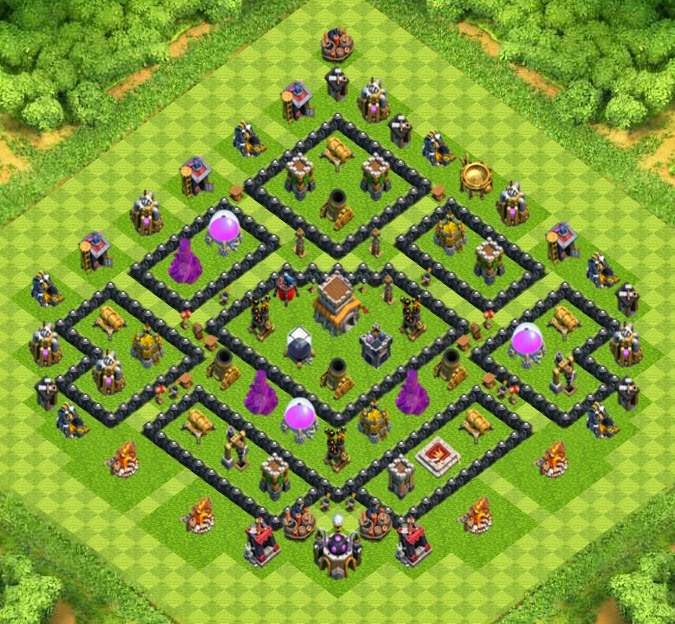 War/Trophy Base Town Hall 8 Designs with Air Sweeper Clash Of Clans Clash Of Clans Base War/Trophy Base Town Hall 8 Designs with Air Sweeper Clash Of Clans Clash Of Clans Base