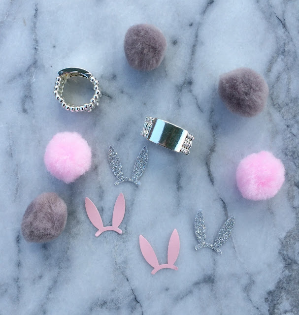 DIY Cottontail Easter Rings!  The perfect Easter accessory | www.jacolynmurphy.com