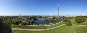 visão panorâmica do Olympiapark em Munique