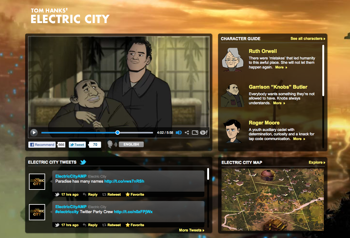 Yahoo México estrena ElectricCity la serie animada interactiva creada y protagonizada por Tom