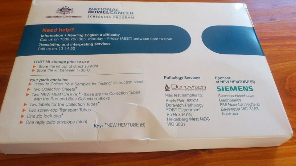 Health & Wellness Faecal Occult Blood Test (FOBT)