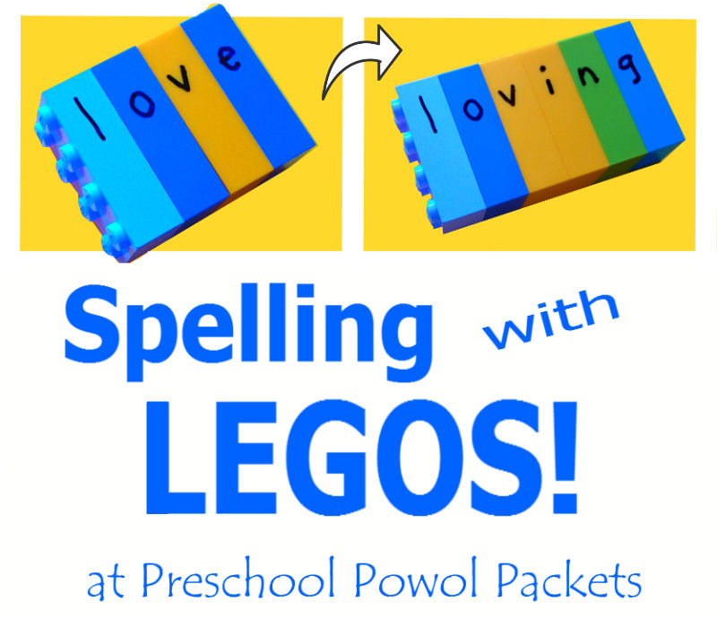 Spelling With LEGOS! | Preschool Powol Packets