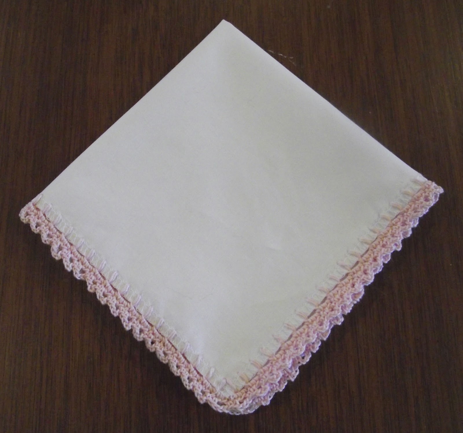 Sara vs. Sarah Fancy Crochet Edged Hankie A Tutorial