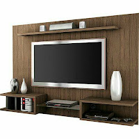 Muebles de madera para la televisión y planos