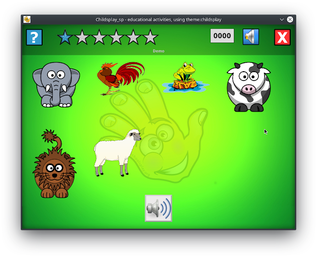 Childsplay, jogos educacionais no GNU/Linux