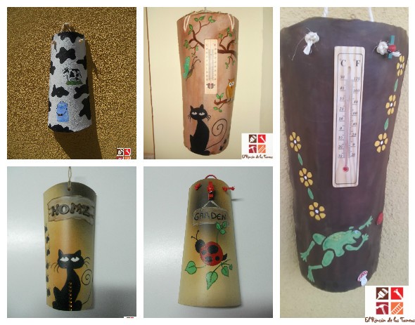 tejas pintadas a mano