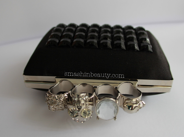 alexander mcqueen knuckle clutch