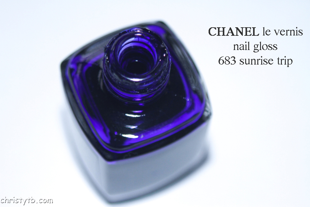 Christytb: Индиго Chanel le vernis nail gloss 683 Sunrise Trip