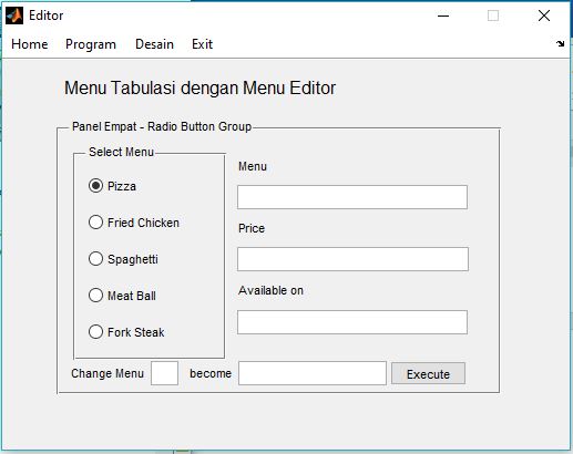 Membuat Menu Radio Button Di Matlab Ketutrare