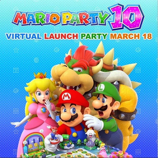 Mario Party 10 terá Festa de Lançamento Virtual no dia 18 de março