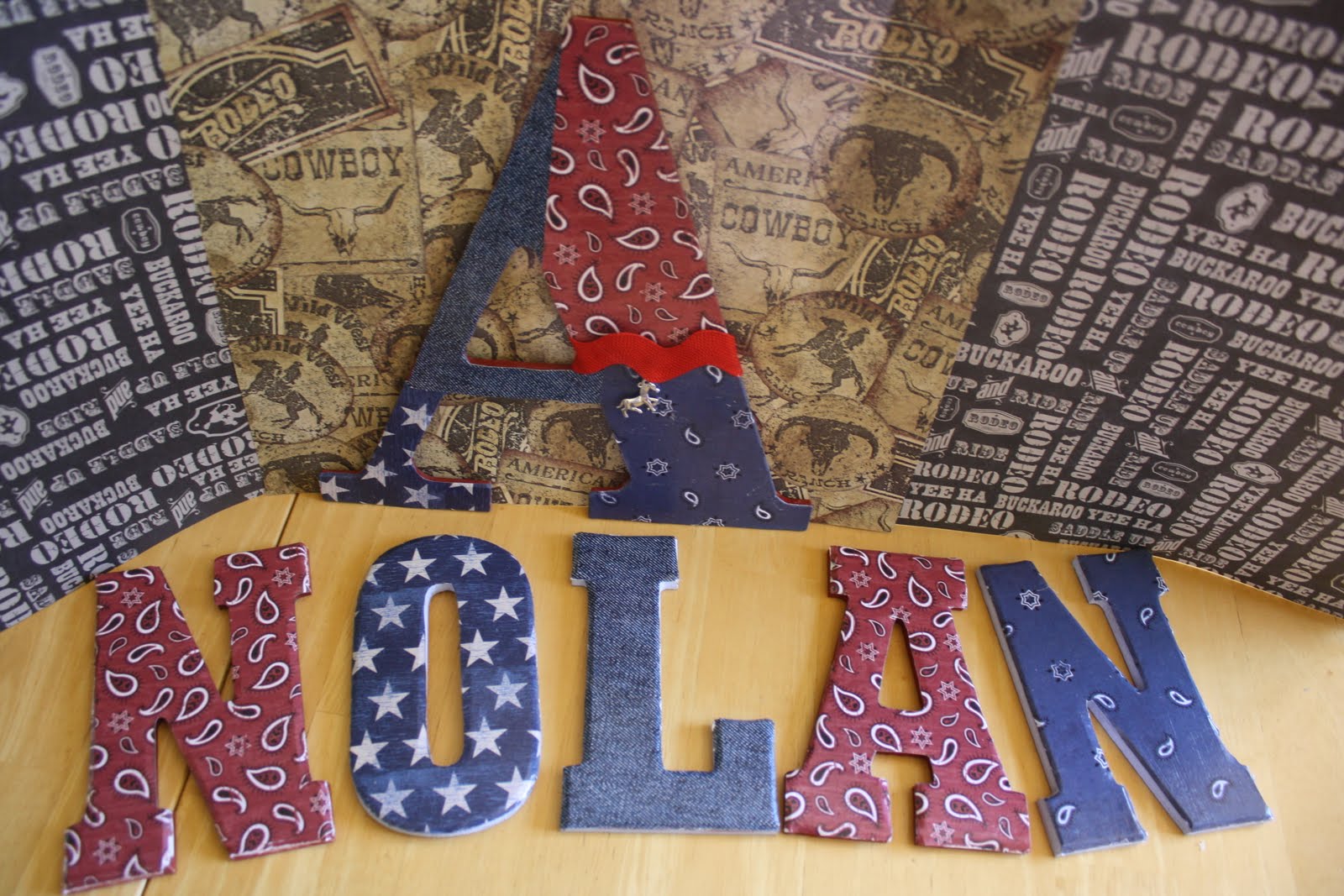 The Created Home Wooden Letters