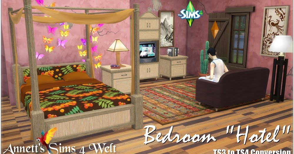 Sims 4 Ccs The Best Bedroom Hotel Ts3 To Ts4 Conversion By Images And
