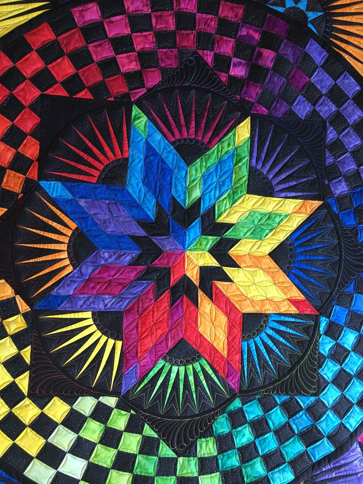 Sewing  quilt gallery let the custom quilting marathon begin