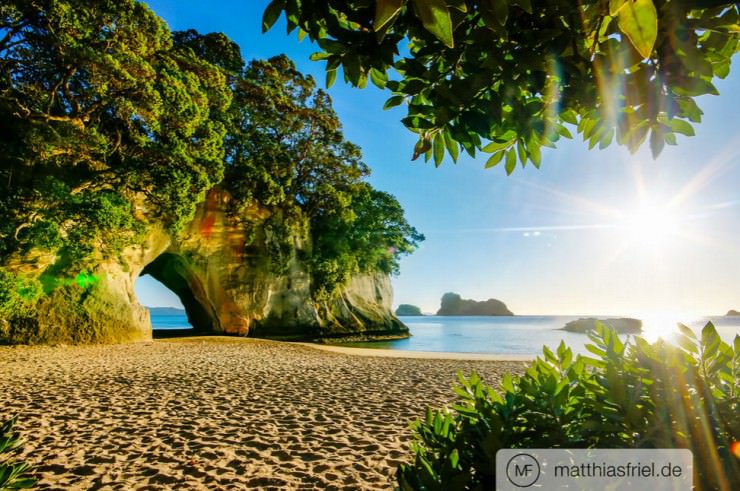 33 Amazing Beaches From Around The World - Cathedral Cove Beach, Coromandel Peninsula, New Zealand