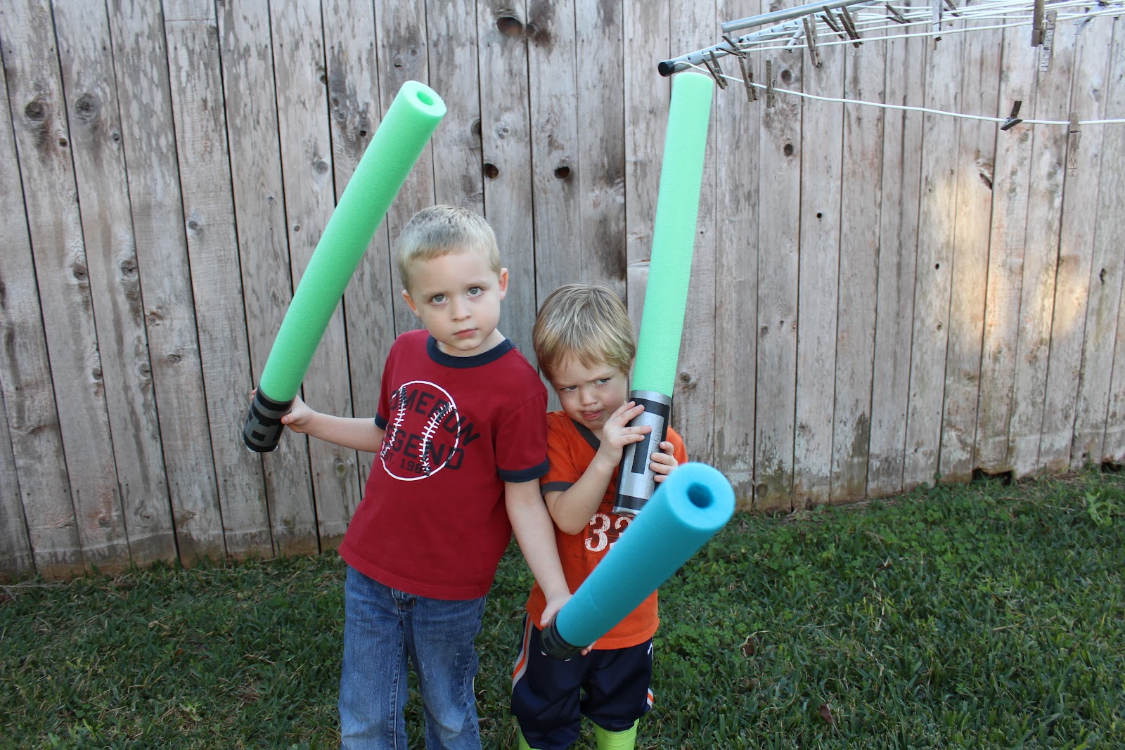 Cup of Daisies: DIY Craft: Lightsabers from Pool Noodles