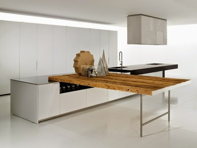 minimalist kitchen design: modern kitchen furniture by Boffi collection