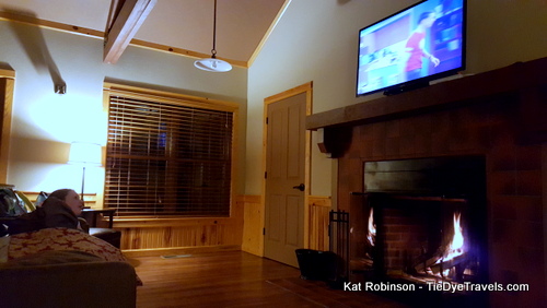 Relax In Front Of A Roaring Fire At Lake Fort Smith State Park In