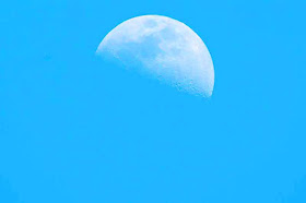 Waxing Gibbous, moon, image, 4PM
