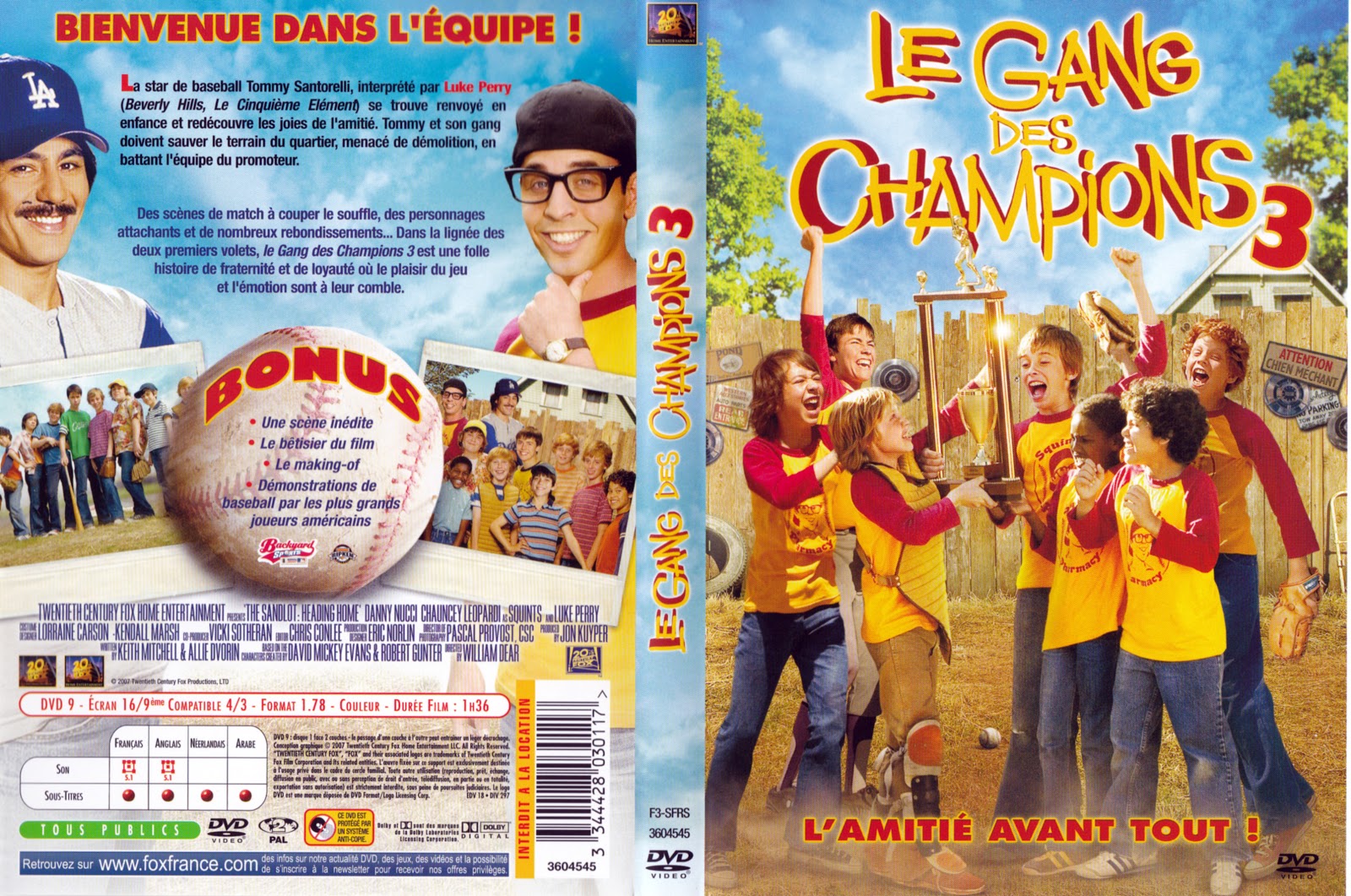Le Gang Des Champions JAQUETTE DVD: jaquette dvd Le gang des champions 3