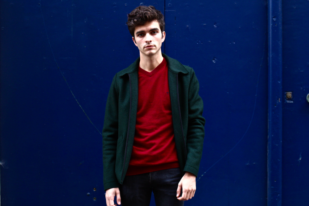 blog-mode-homme-style-masculin-preppy-classique-pull-col-v-rouge-veste-harris-wharf-london-balibaris-skinny-jeans-mec -paris-bordeaux