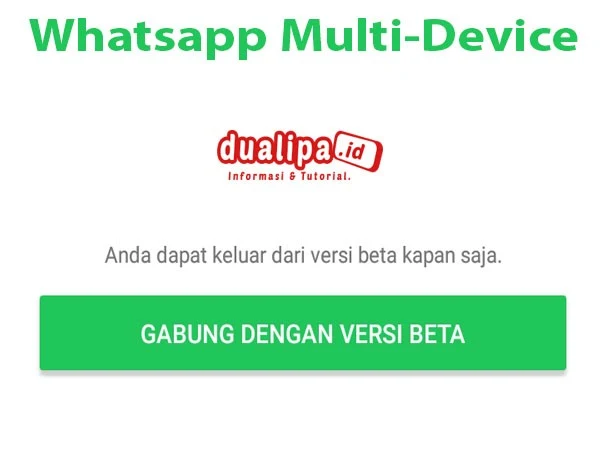 Whatsapp Luncurkan Fitur Baru Multi-Device Versi Beta