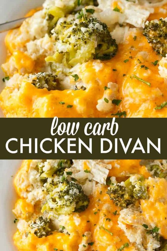 Low Carb Chicken Divan vegan recipe meal prep
