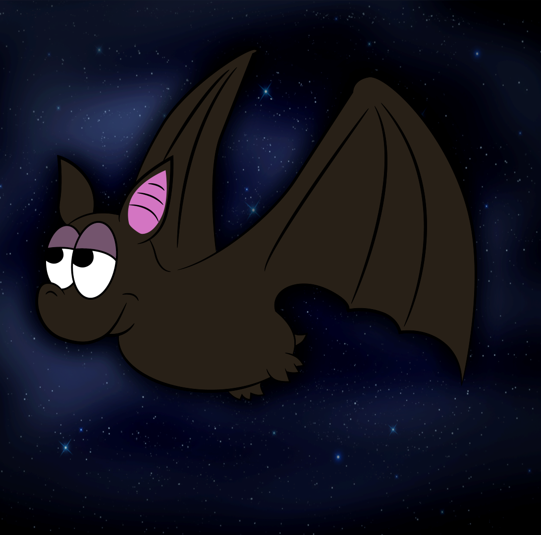 How To Draw A Cartoon Bat - Draw Central