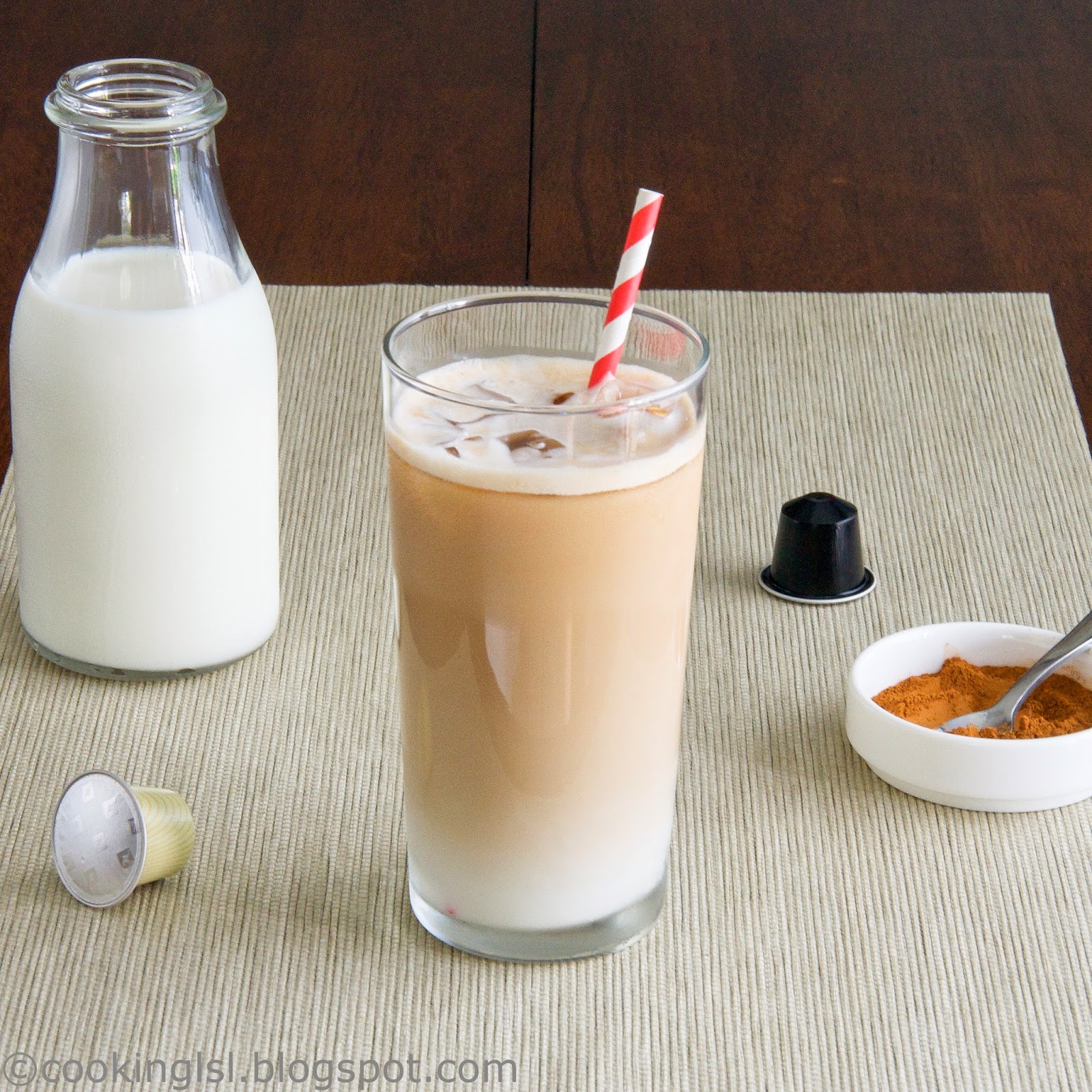 Cooking LSL Iced Vanilla Coffee Latte Recipe (Using Nespresso)