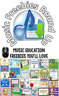 Music teacher freebies?  Got ‘em!  This list features free resources that you can download now and use tomorrow in your classroom.  Music history, composers, rhythm, melody, instruments and more downloads await!  Most of the resources are geared towards elementary classes, but several would work well in middle school and high school general music classes.  