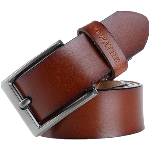 Men Belt Cow Genuine Leather Luxury Strap Male Belts For Men New Fashion Classice Vintage Pin Buckl